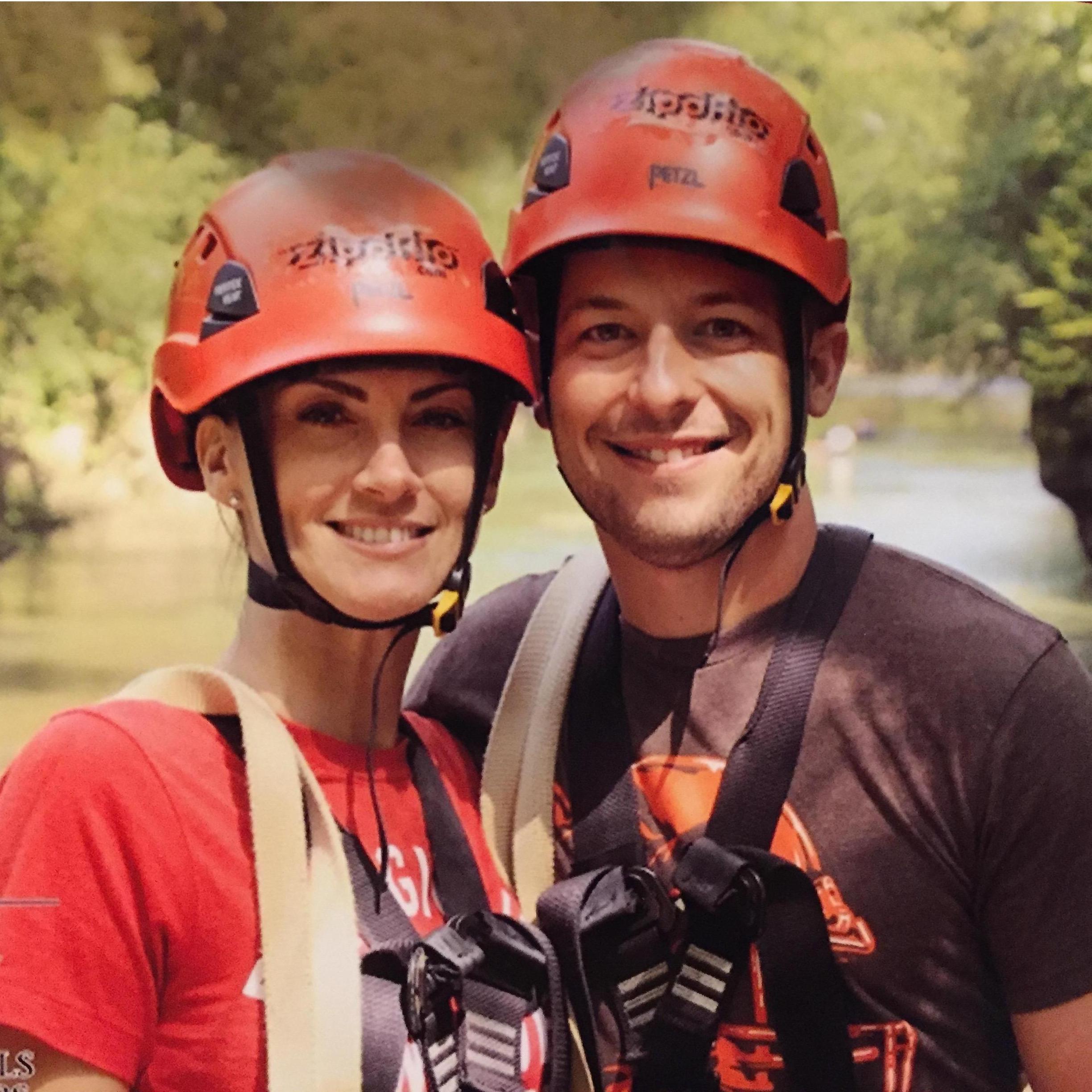Ziplining in Hocking Hills