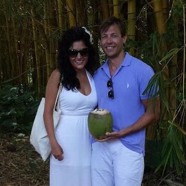 Here we are in Hawaii (Maui) enjoying a coconut. Well, we didn't enjoy it. Have you tried a fresh coconut? Overrated. But, at least we can say we tried it!
