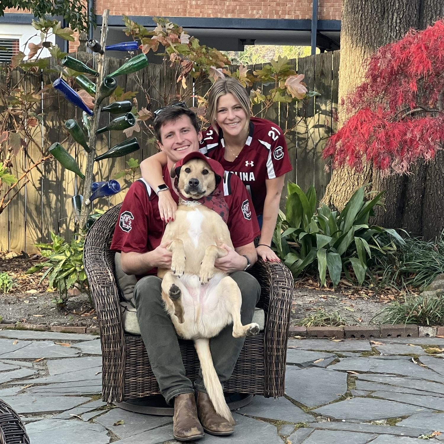 Celebrating a Gamecock win in 2024!