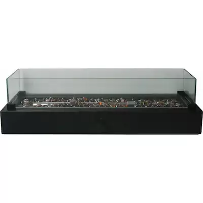 Bond 7-in W 40000-BTU Black Portable Tabletop Steel Propane Gas Firebowl
