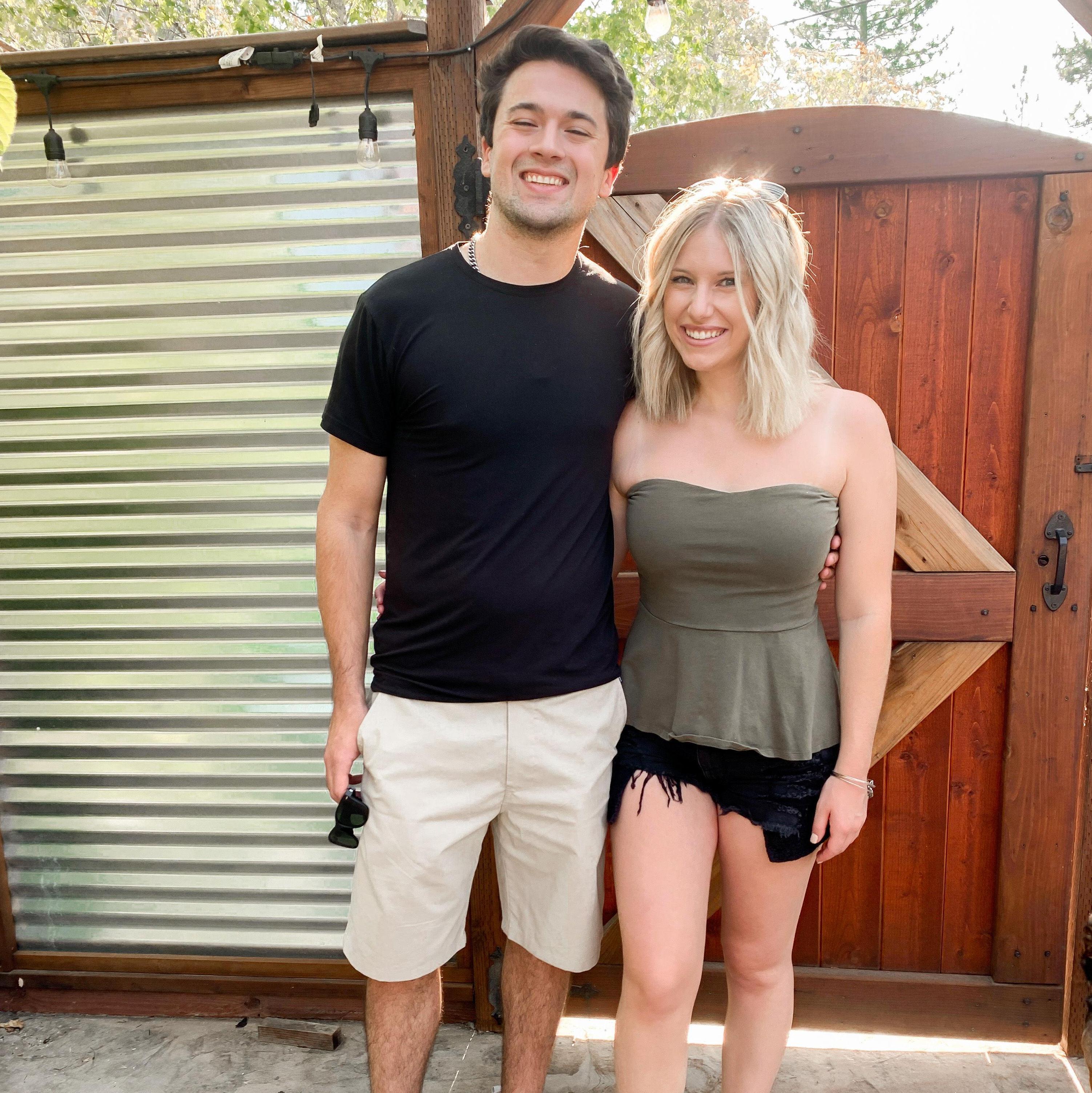 Our first time visiting our hometown fair together, as a couple
