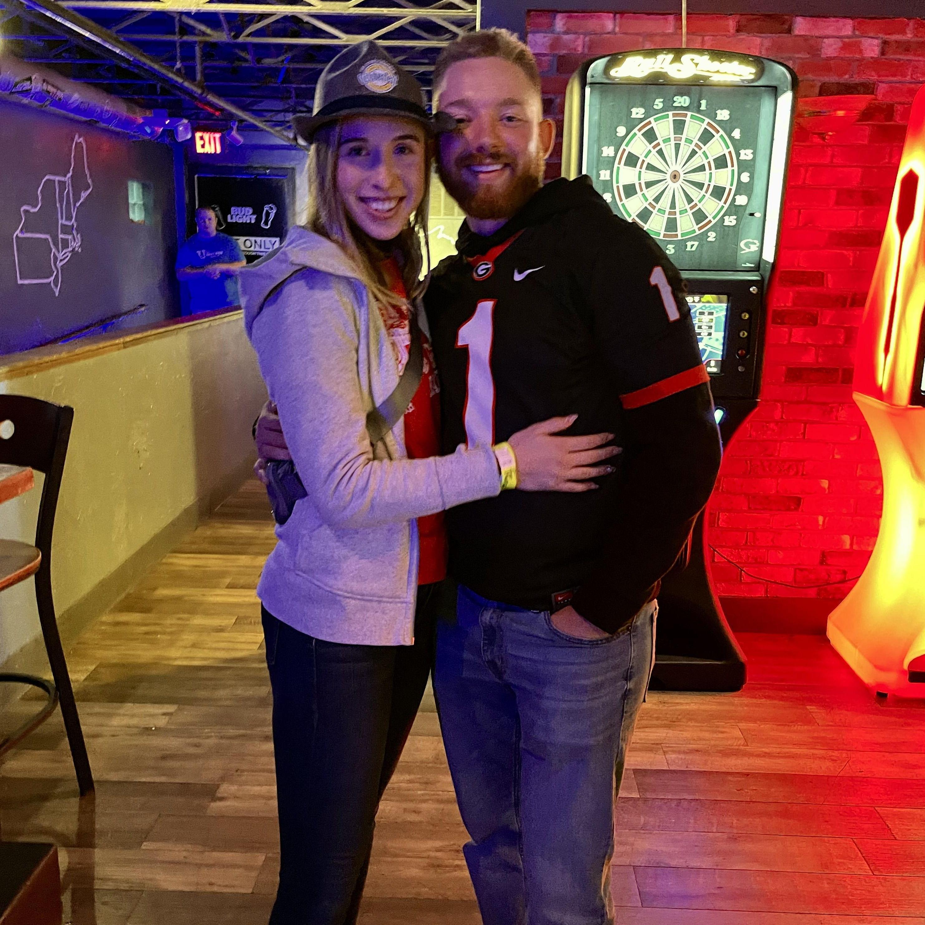 Our first solo picture together; Oktoberfest