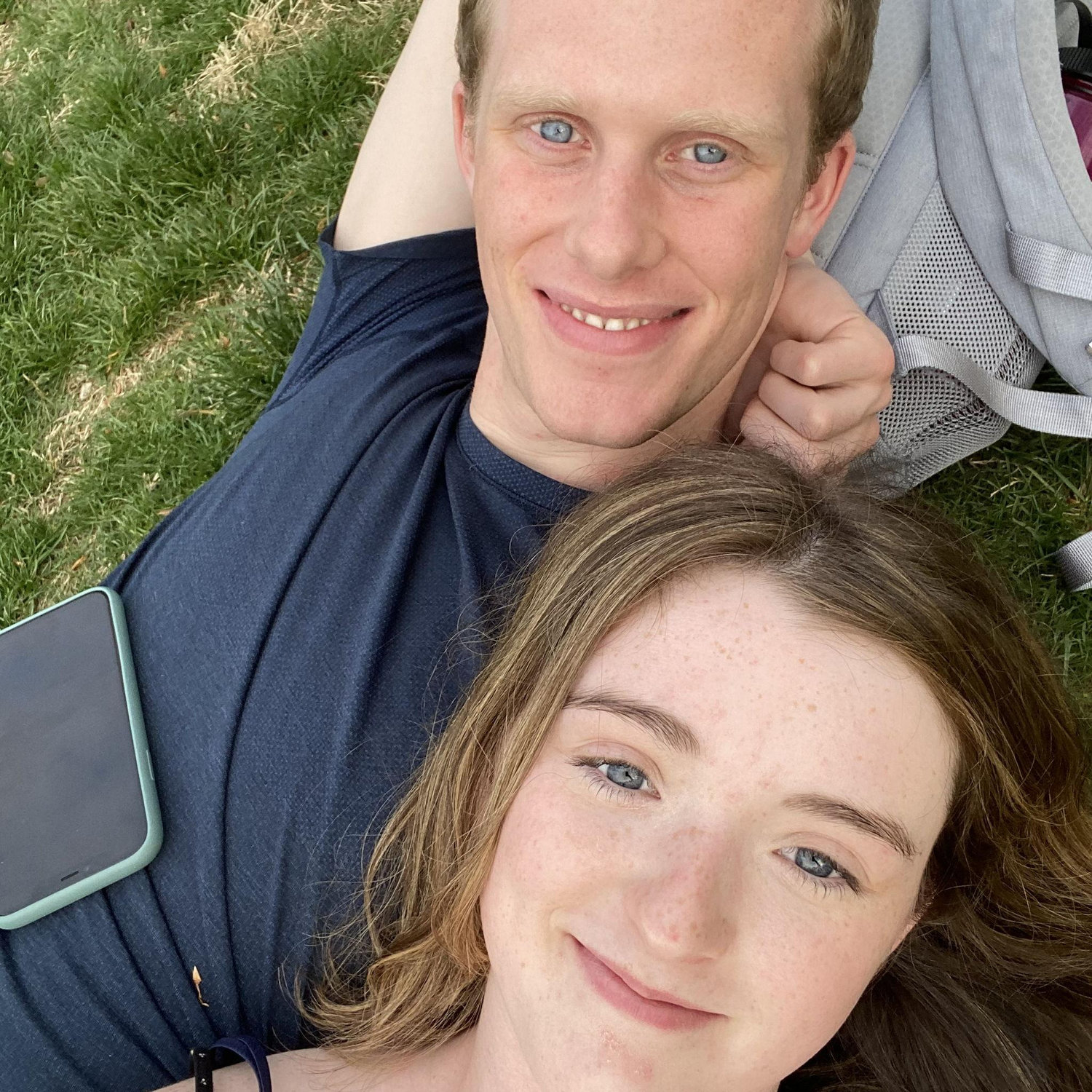 Hanging out on the sunken gardens