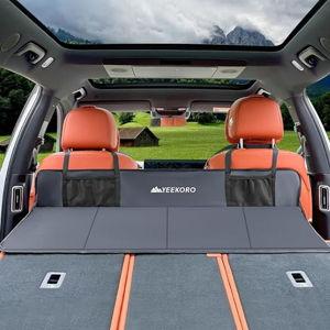 Car Rear Seat Mattress Extension Plate, Foldable Car Back Seat Extender，Portable Mattress for Sleeping, Increase Travel Trunk Space and Car Bed Camping Space for Cars, SUV, Model Y/3