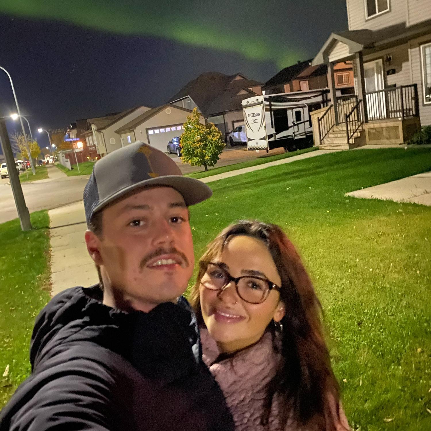 If anyone knows Tristinn, he will be taking a photo when the Northern Lights are out, which is a lot here in Fort McMurray