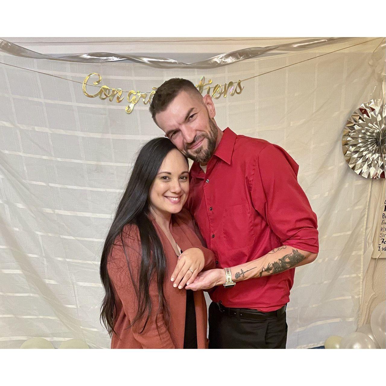 From our engagement party