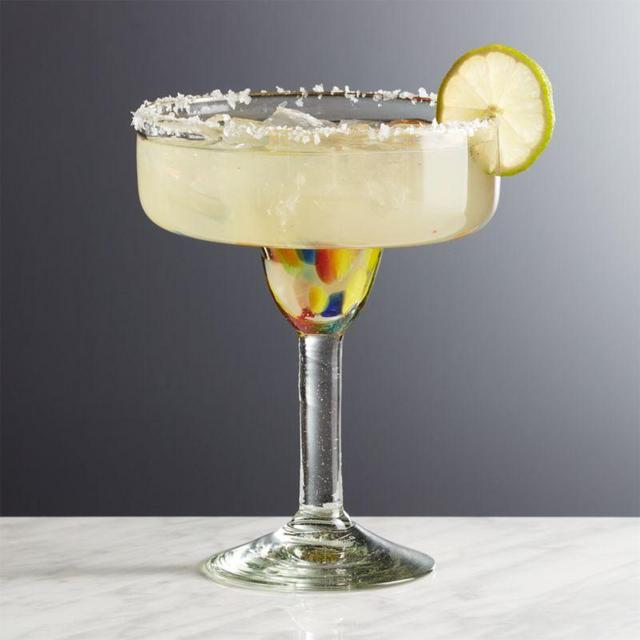 Frida 16-Ounce Colorful Margarita Glass