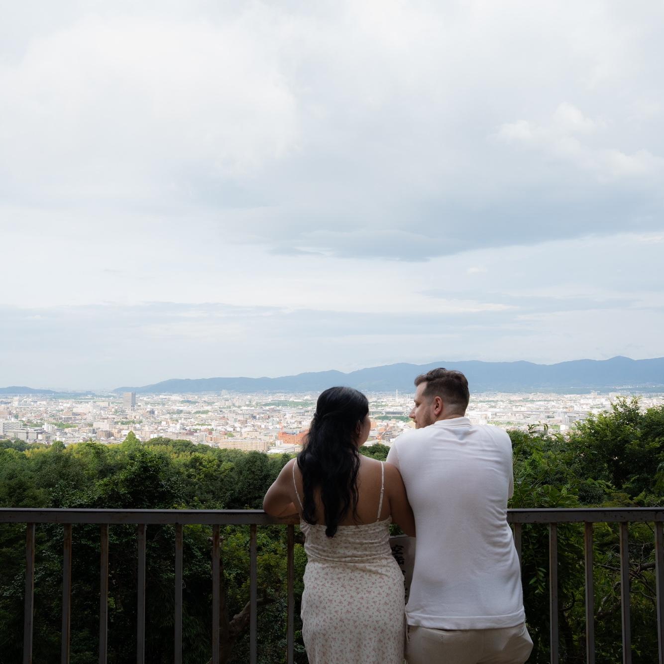 Fun fact: Due to the heat and humidity, Shirlene almost fainted by this point after climbing all of those stairs going up Mount Inari. Anything for a good photo-op though!