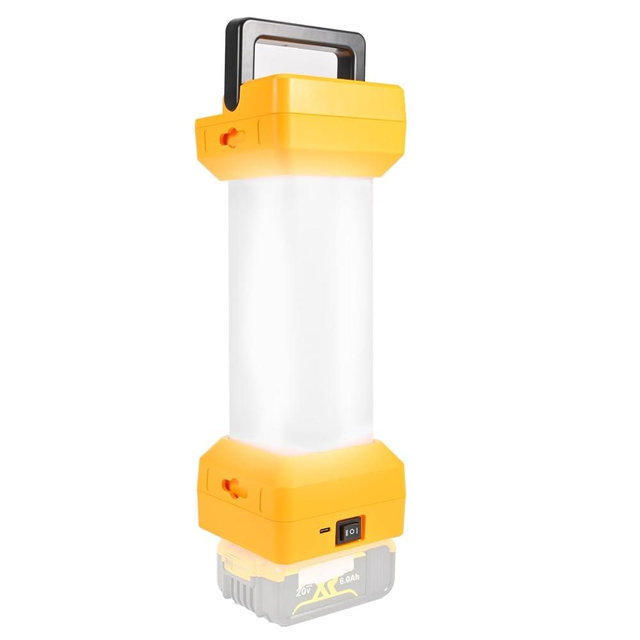 LED Work Light for DEWALT 18V 20V,Cordless Lights with USB Output, Portable Work Light 1500LM, Portable Camping Light , Hiking Lights(NO Battery)