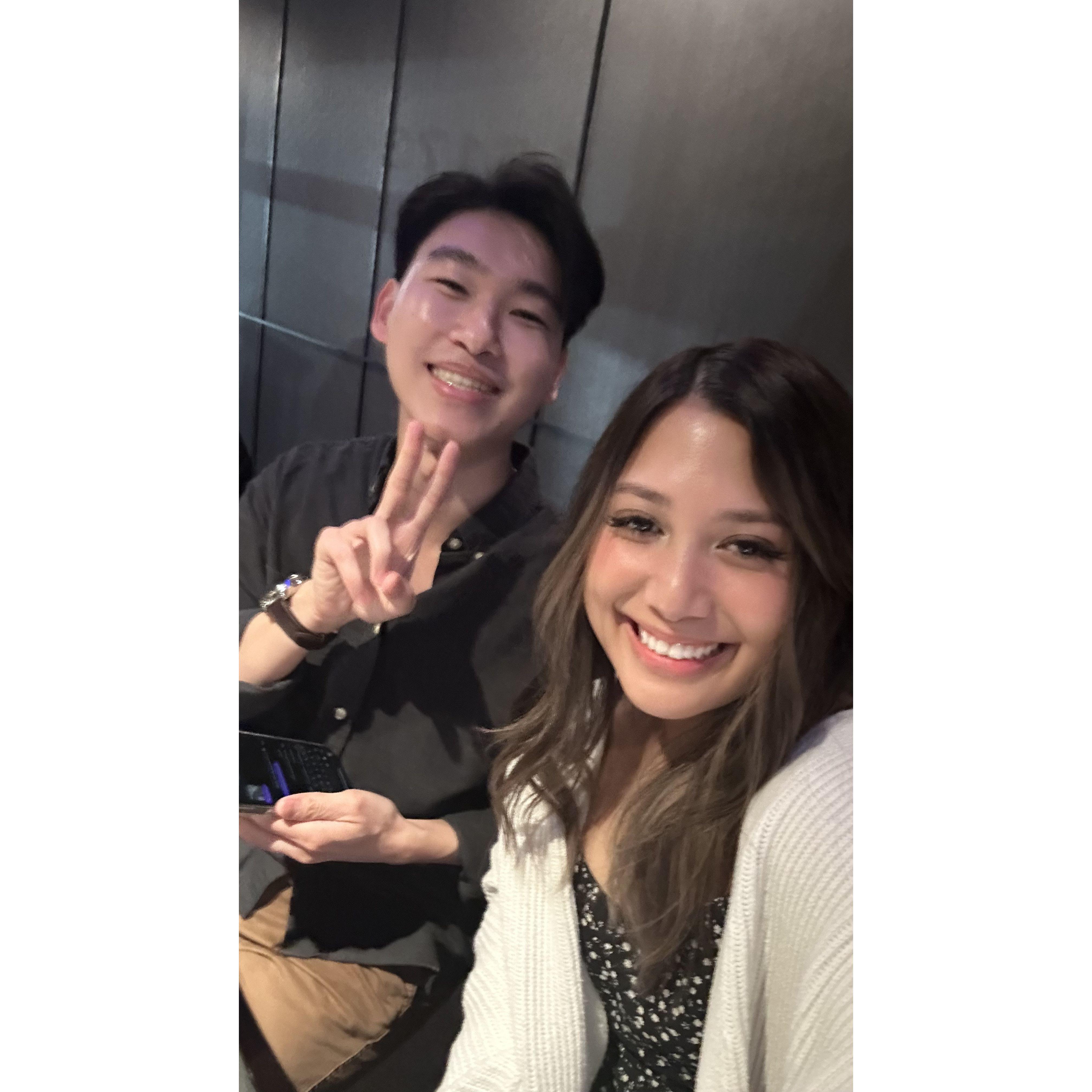 Our first ever date