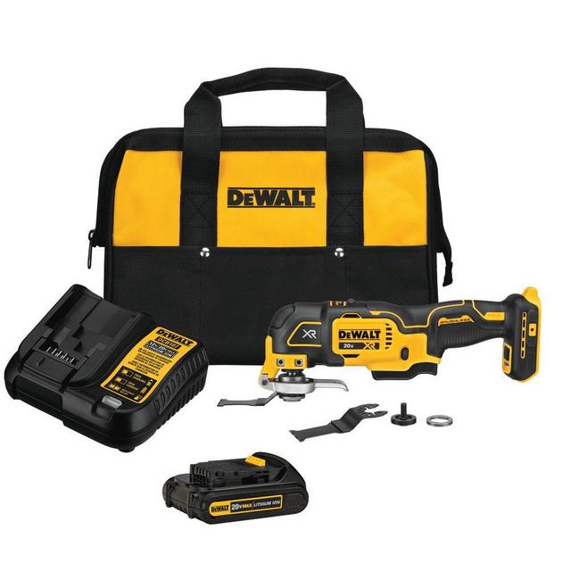 20-Volt MAX XR Cordless Brushless 3-Speed Oscillating Multi-Tool with (1) 20-Volt 1.5Ah Battery & Charger