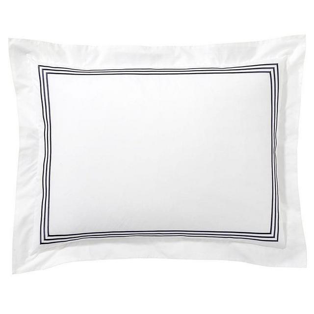 Grand Organic Percale Sham, Standard, Midnight
