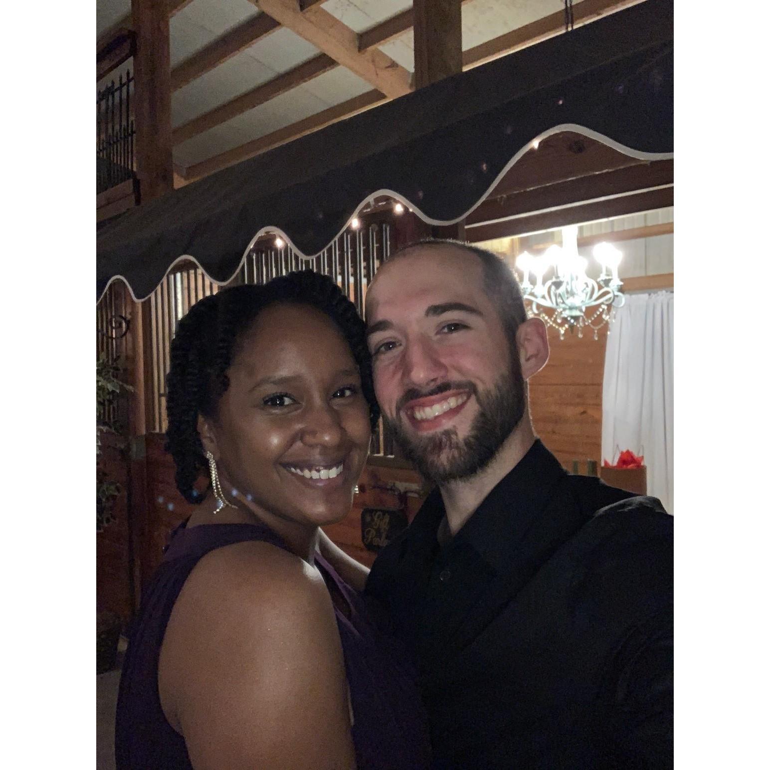 Attending our first wedding together as a couple in 2019! This was the Crossman Wedding! <3