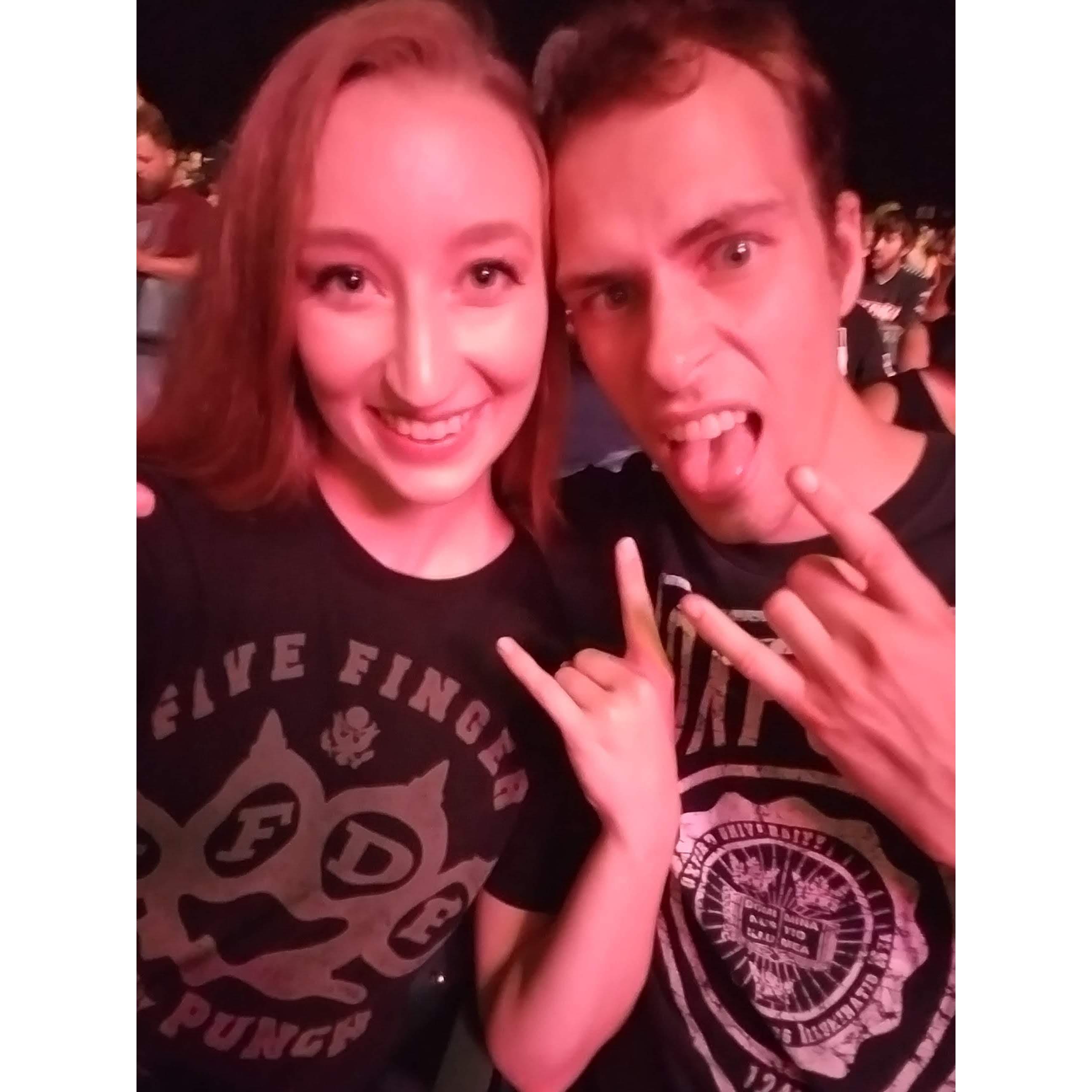 One of many concerts together