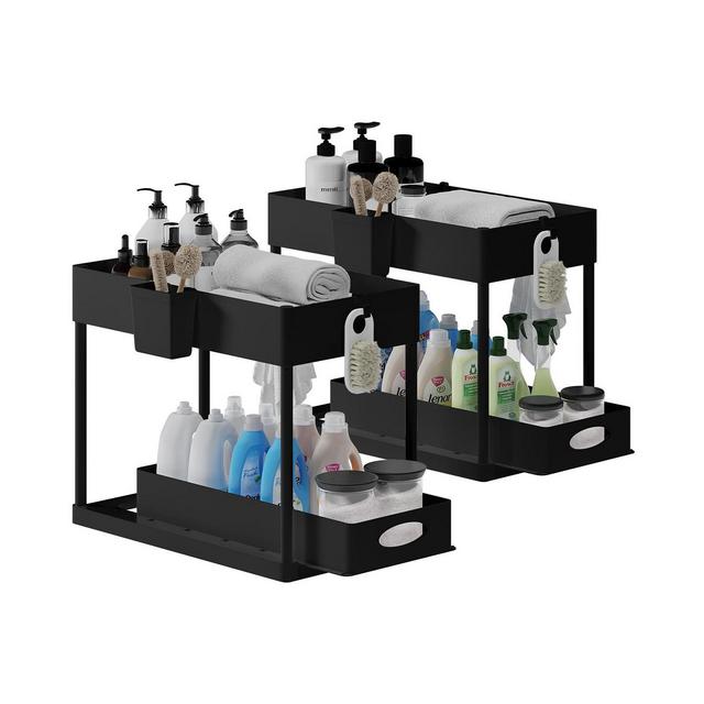 StorageBud Under Sink Bathroom & Kitchen Cabinet Organizer