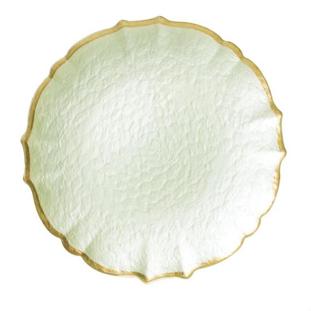 Baroque Glass Salad Plate