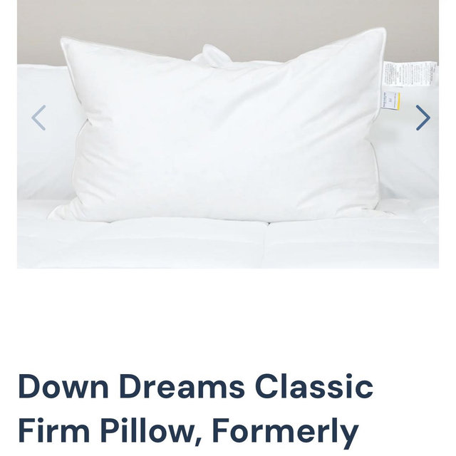 KING - Down Dreams Classic Firm Pillow, Formerly Classic Too