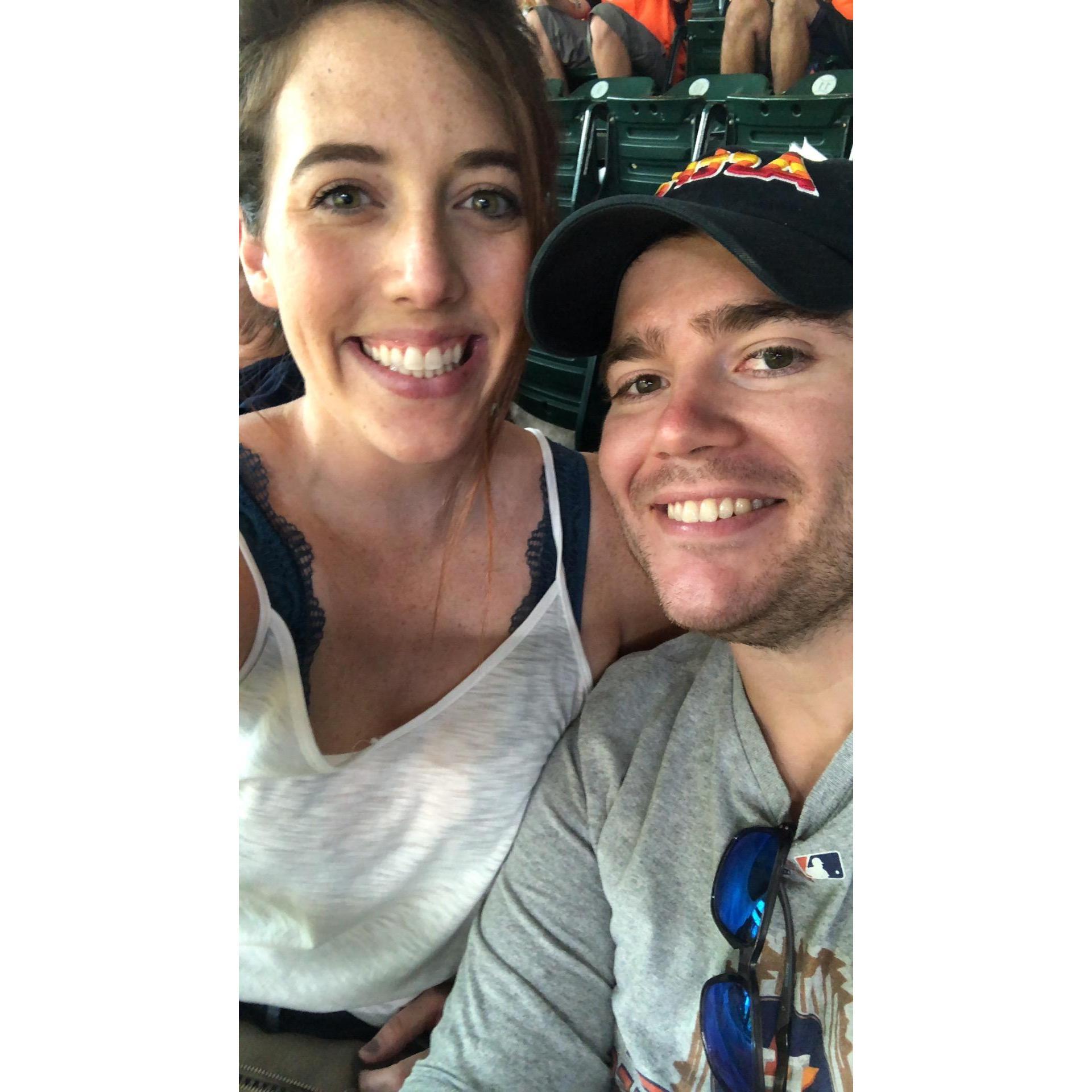 one of our favorite date activities - go Astros!