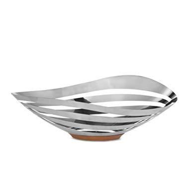 Nambe Pulse Collection Bread & Fruit Bowl