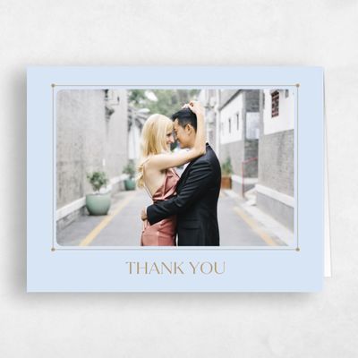 Sky, Blue Wedding Thank You - Colbie Portrait