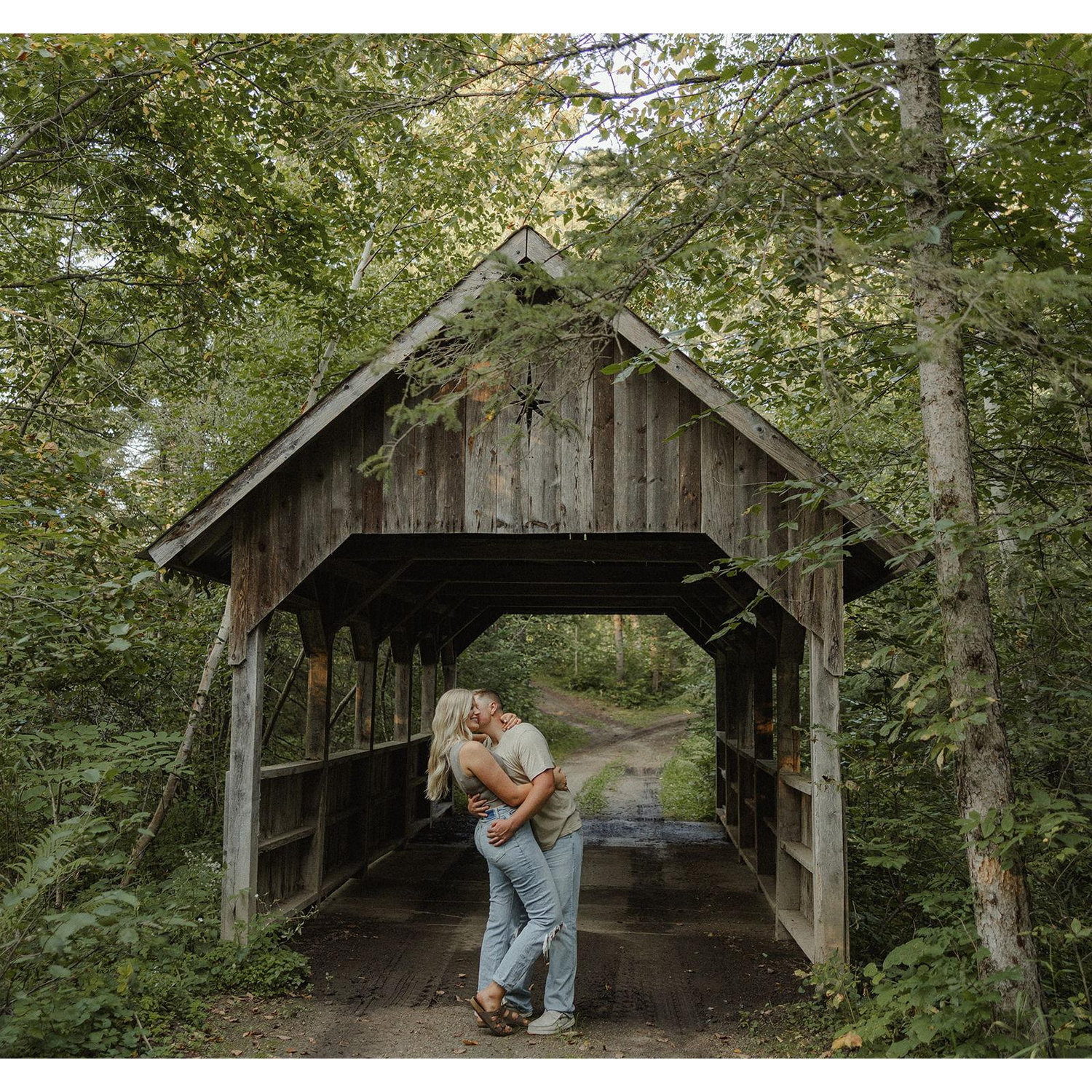 We went back to the place we took our sophomore/junior year prom pictures!