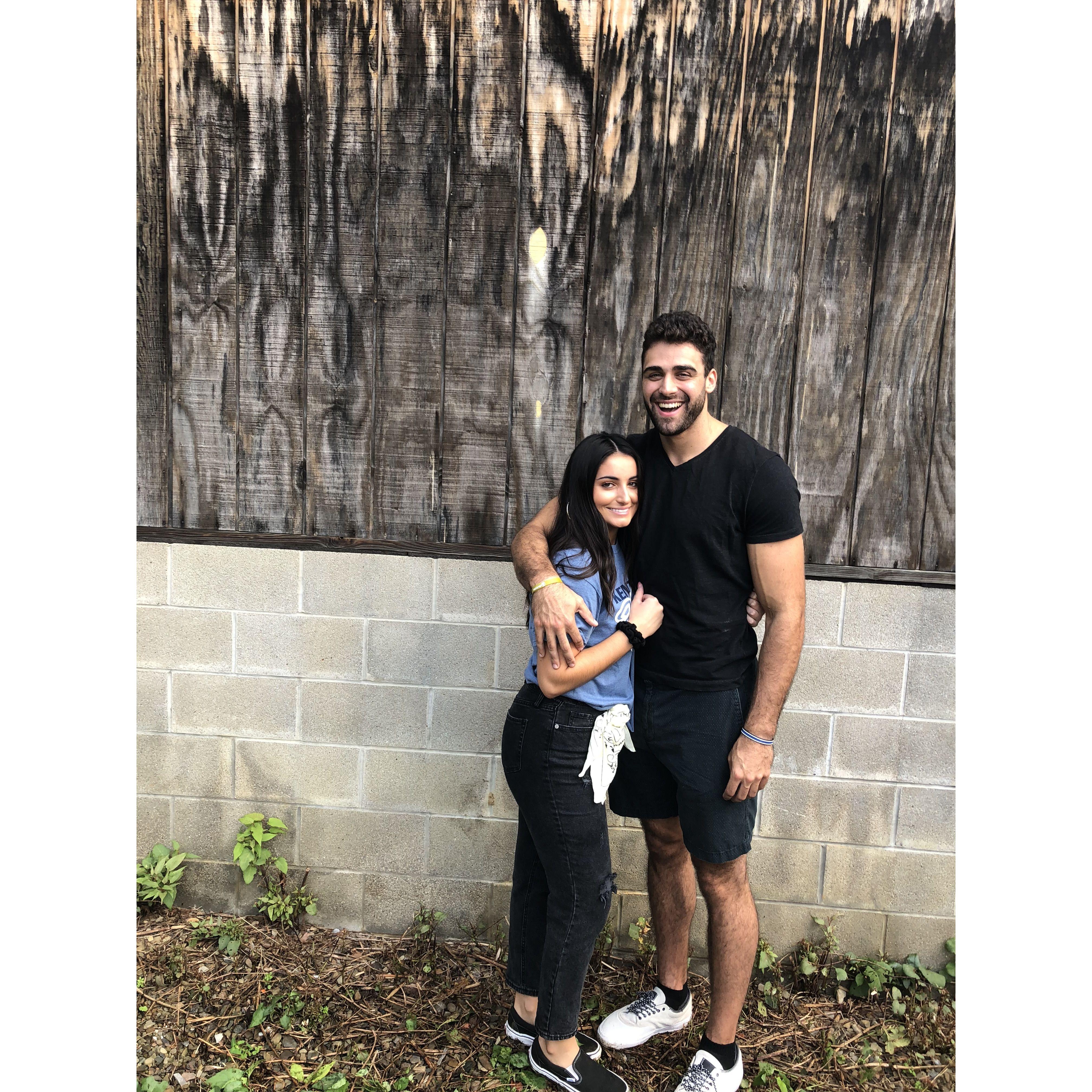 Our very first photo together.