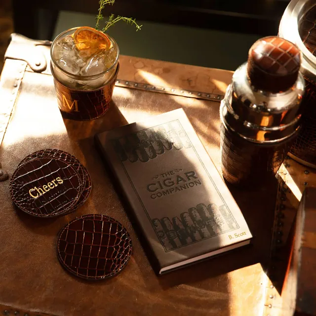 The Cigar Companion Personalized Leather Book