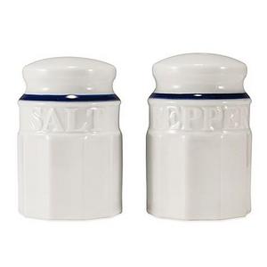 Everyday White® by Fitz and Floyd® Blue Rim Salt & Pepper Shaker Set