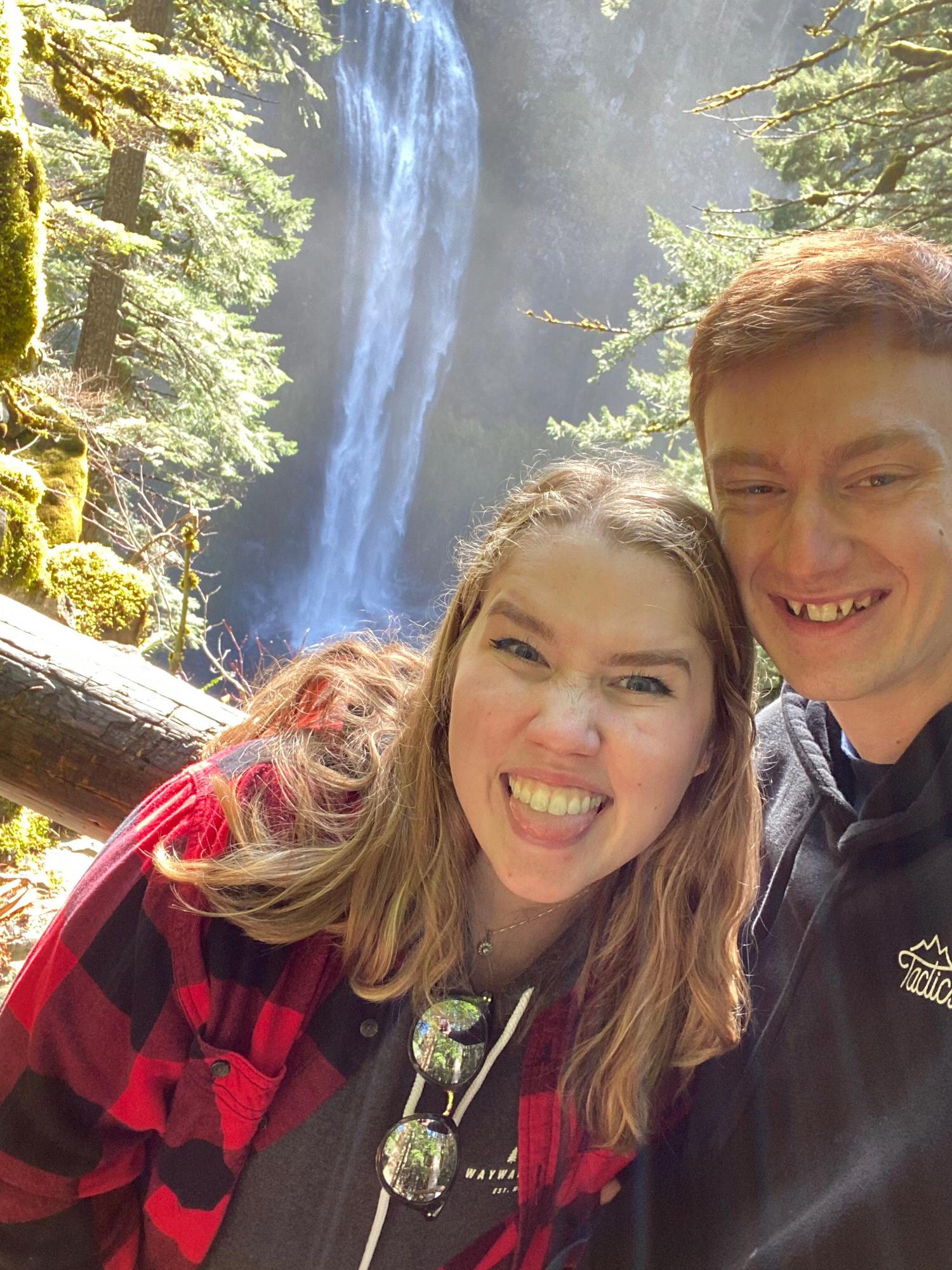 Unable to contain the excitement that we just got engaged!