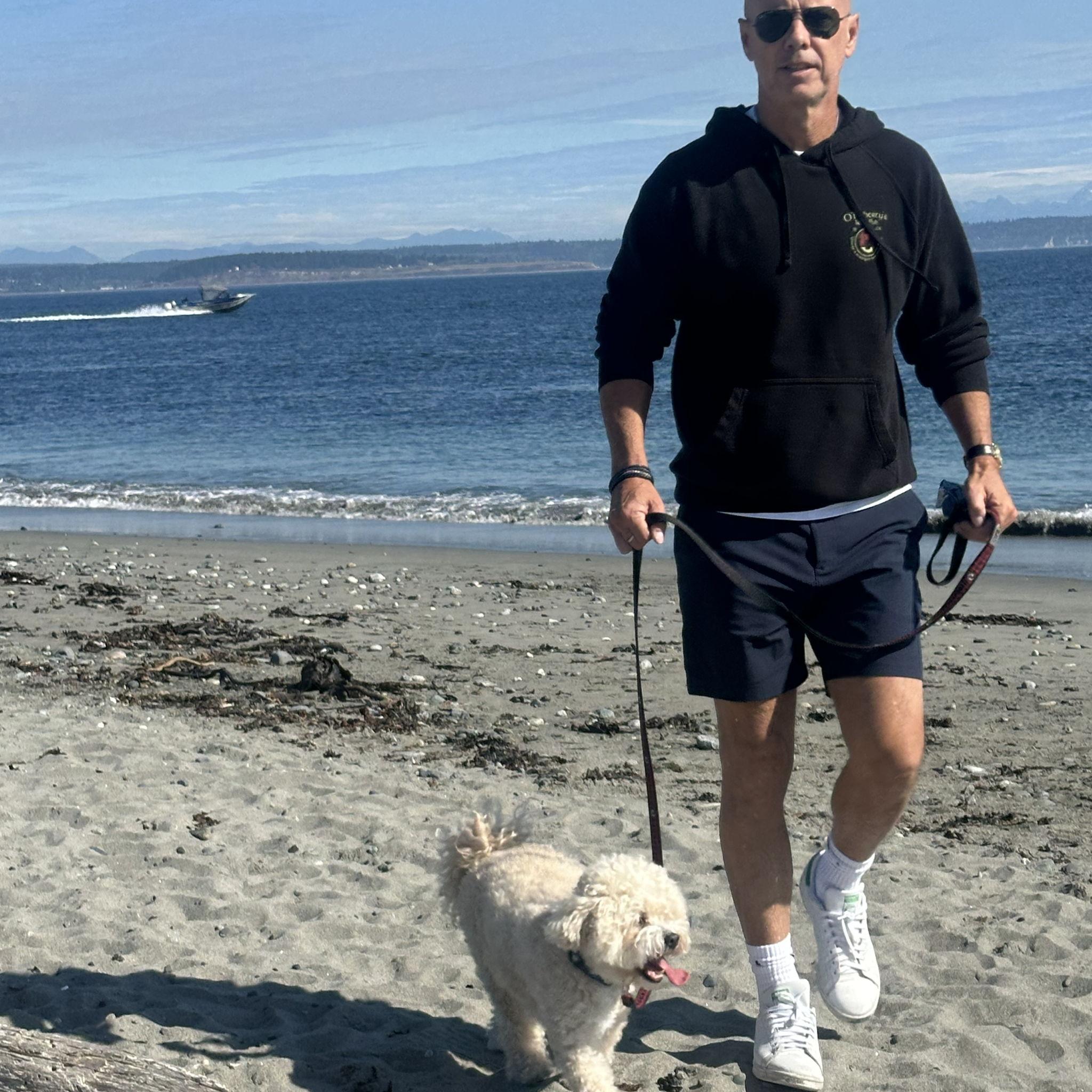 Whenever possible, we find a beach!