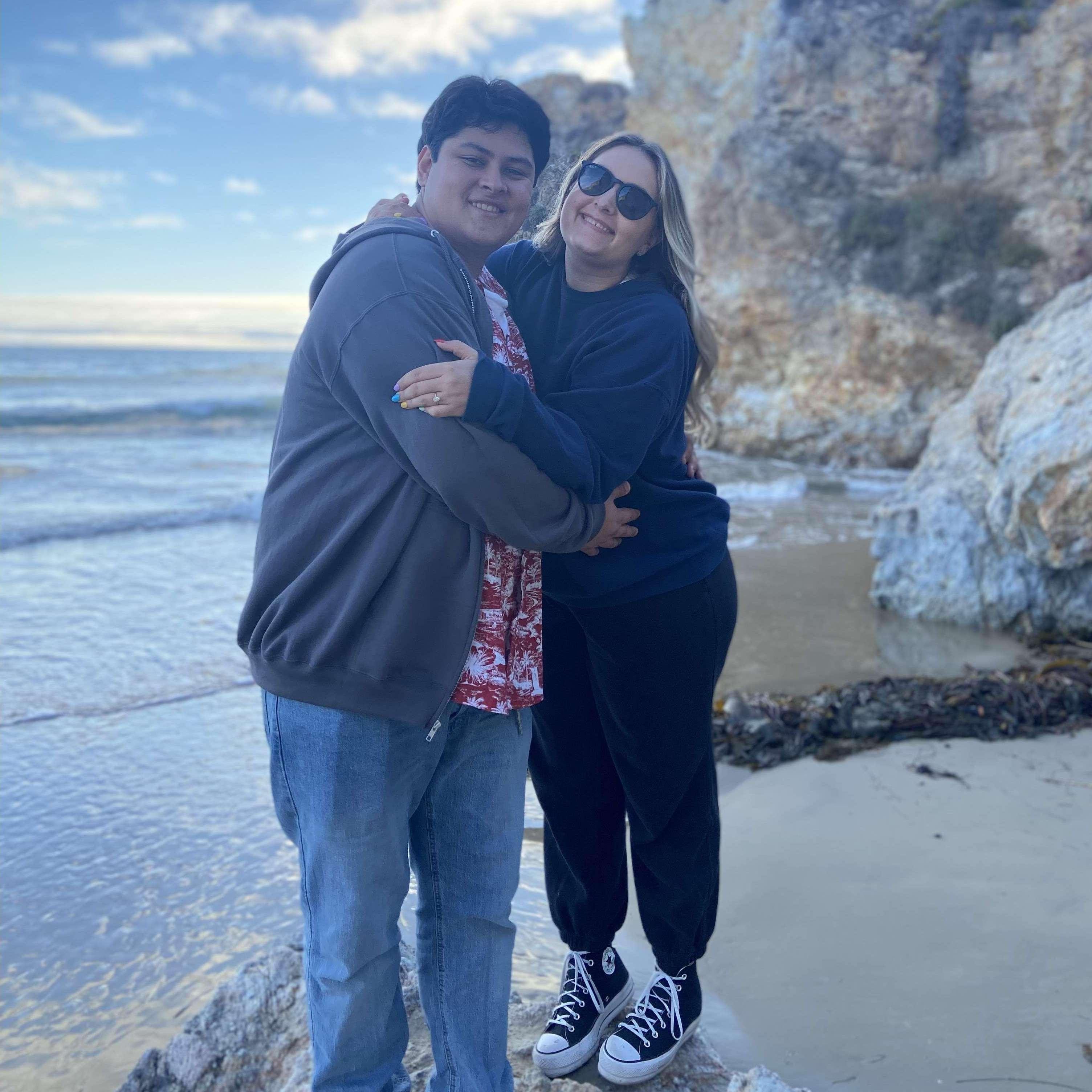 Pismo Beach 2022. We were actively falling while this picture was taken.