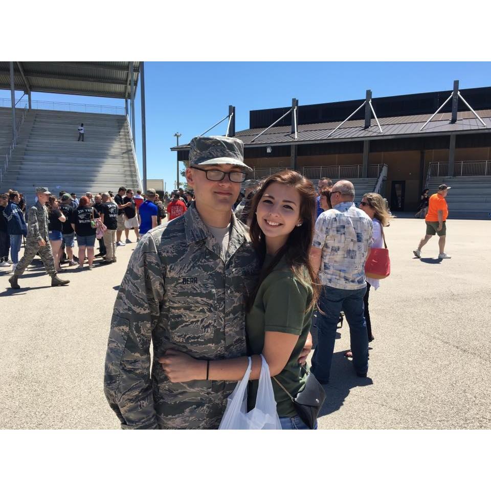 The first picture taken after a few long months of not seeing him!