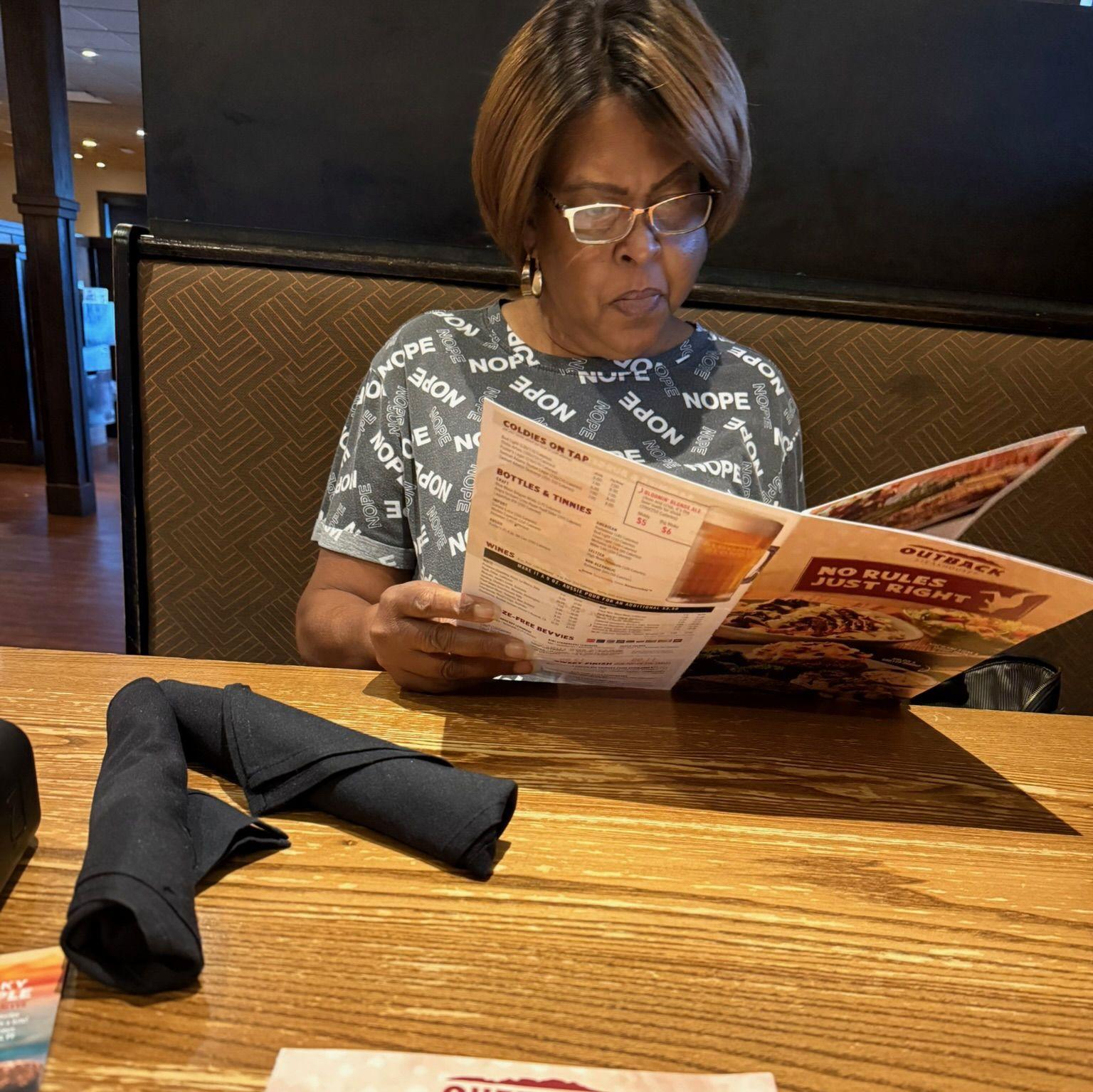 Dominique and Bev on one of their many lunch dates.