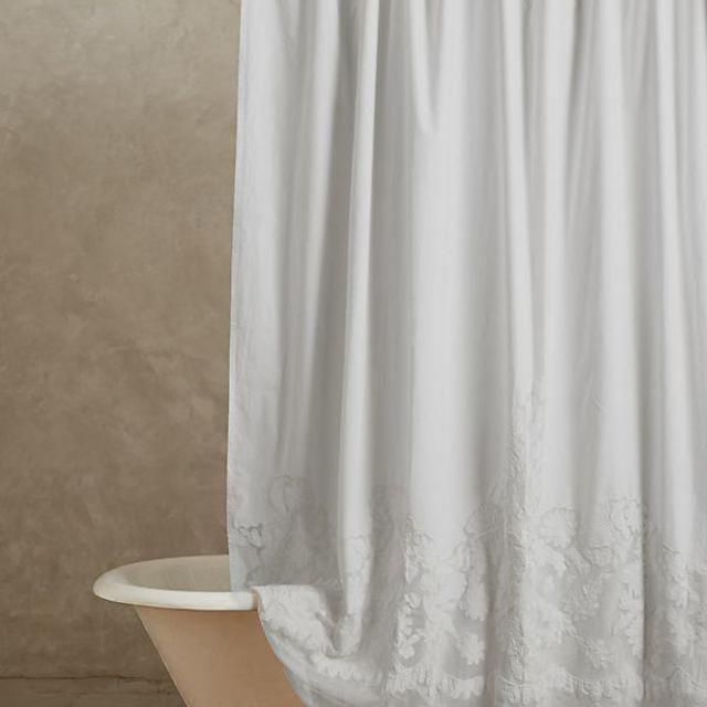 Caprice Shower Curtain - Cloud