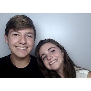 Our first official couple photo we took at a photo booth in Southtown mall