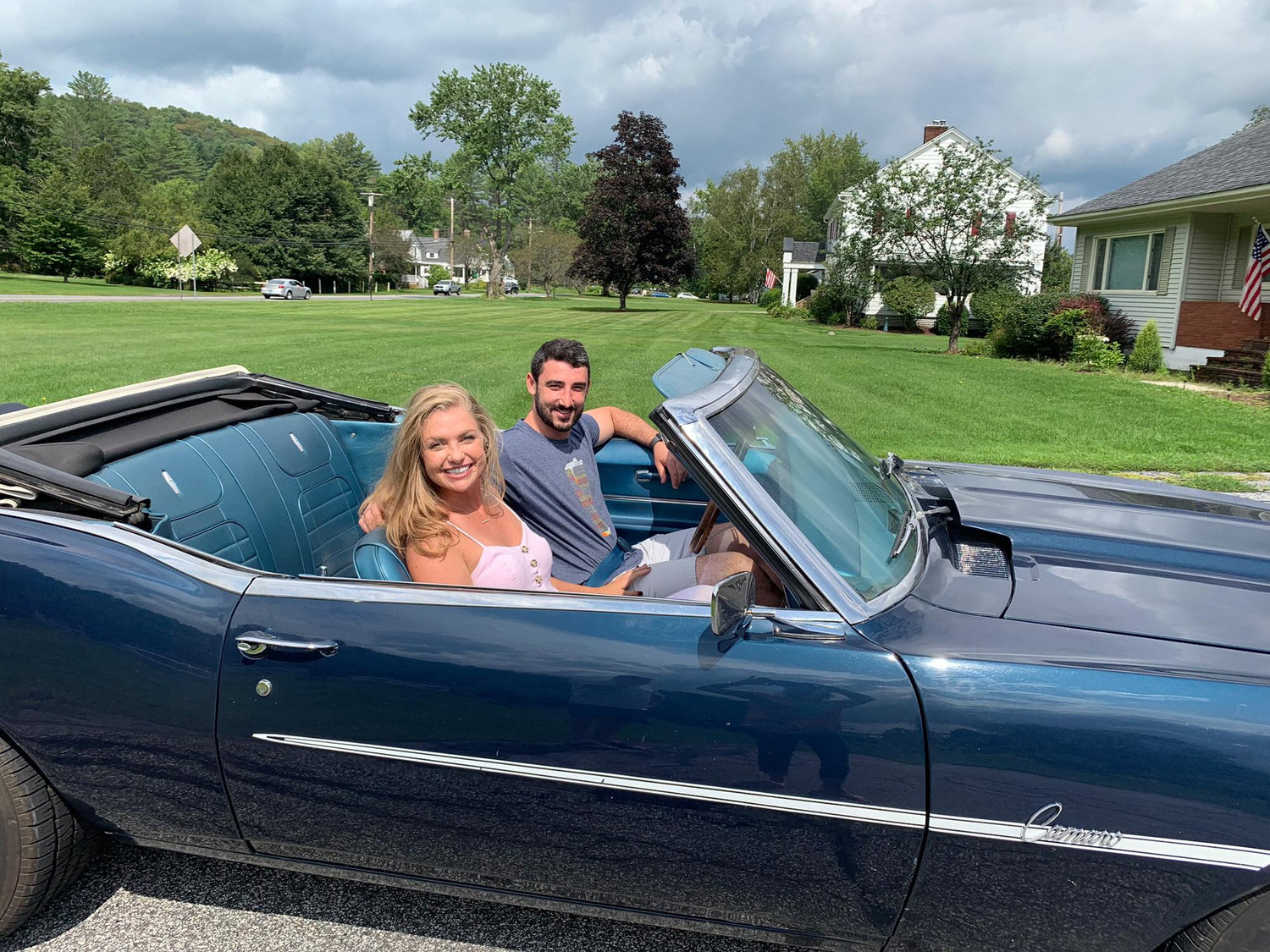 Harris got to drive his dream car in Vermont