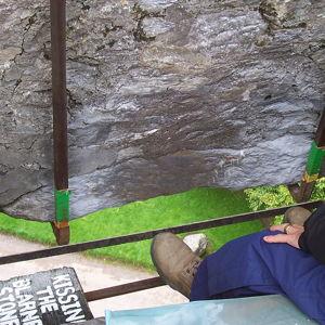 Kissing the Blarney Stone