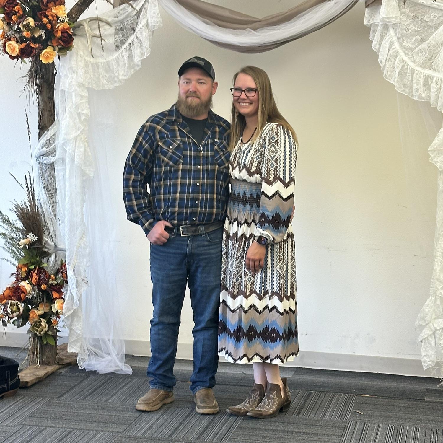 Caleb and Katie attended a wedding for one of his family friends a week before he proposed.