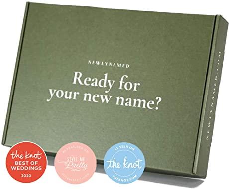 Personalized Name Change After Marriage Kit | NewlyNamed Box Gift Card