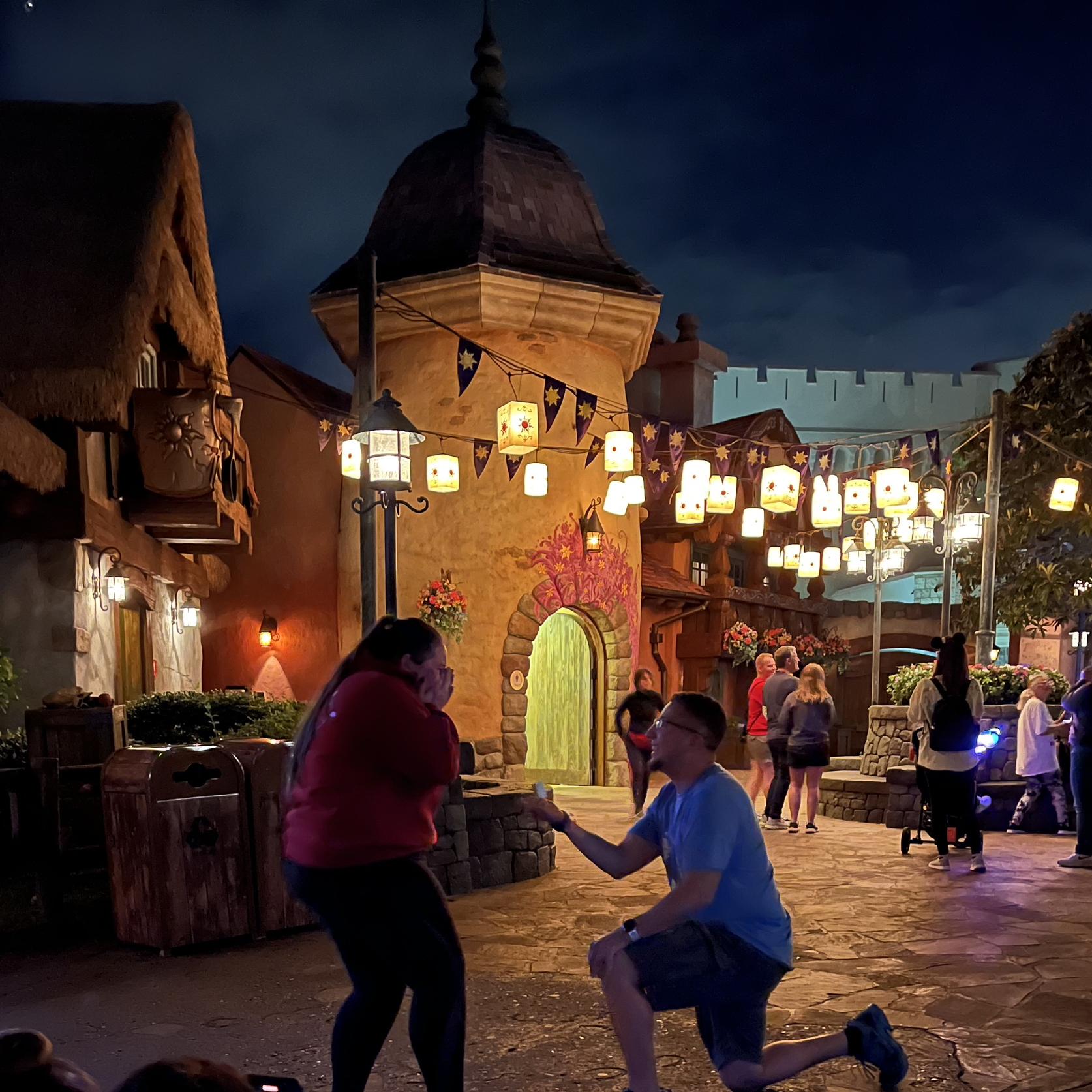 The night Cyle proposed in Disney World