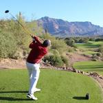 Golfing at Gold Canyon Sidewinder Golf Course