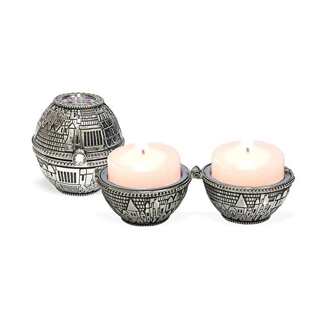 Jerusalem Shabbat Travel Candlestick Holder - 2 Candles