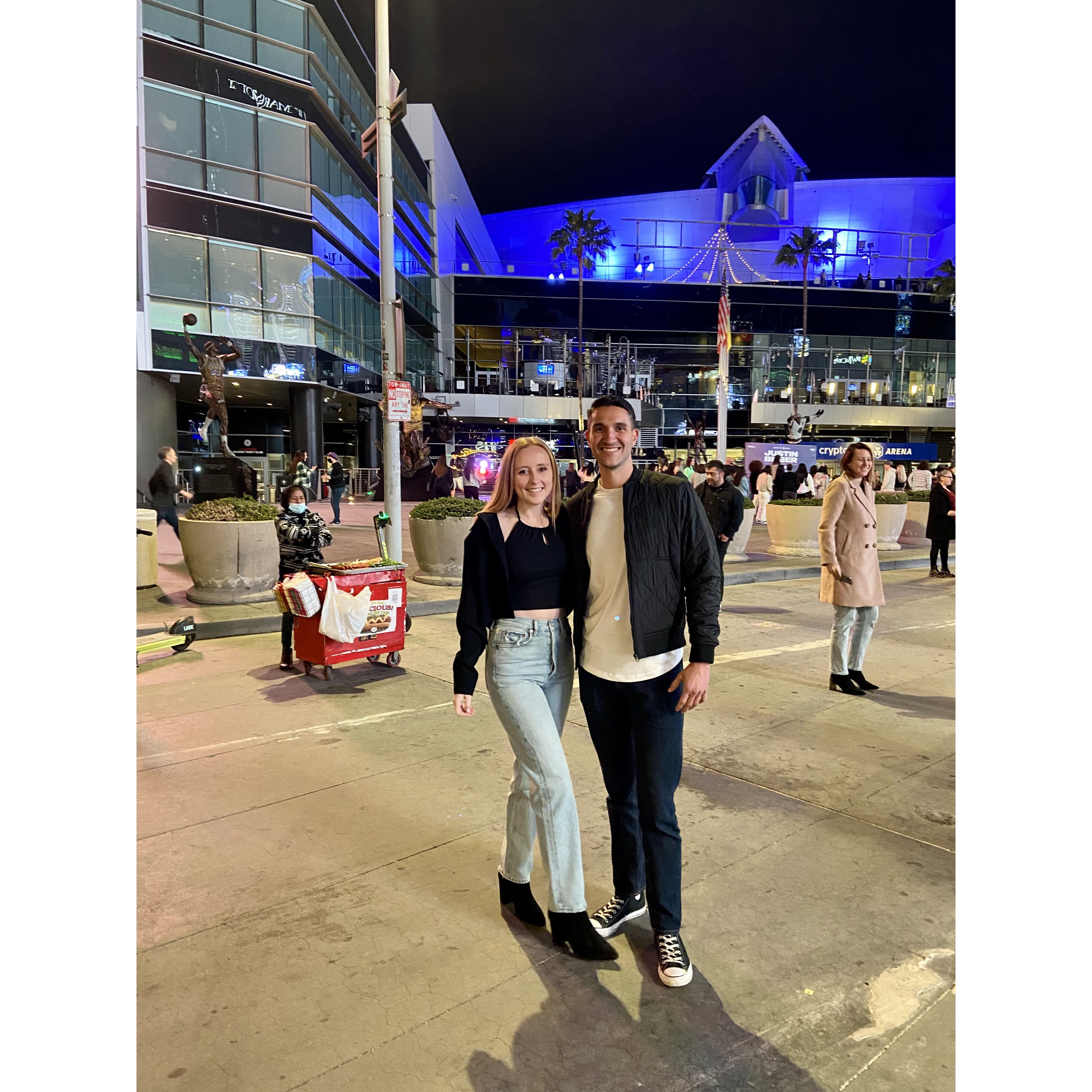 Seeing Beiber for Kirsten's 30th!