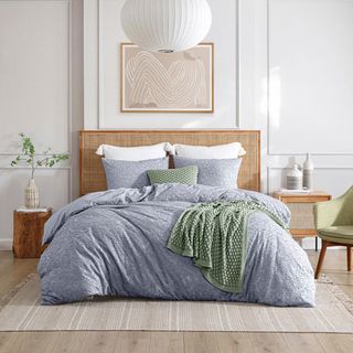 Floral Cutwork 3-Piece Comforter Set