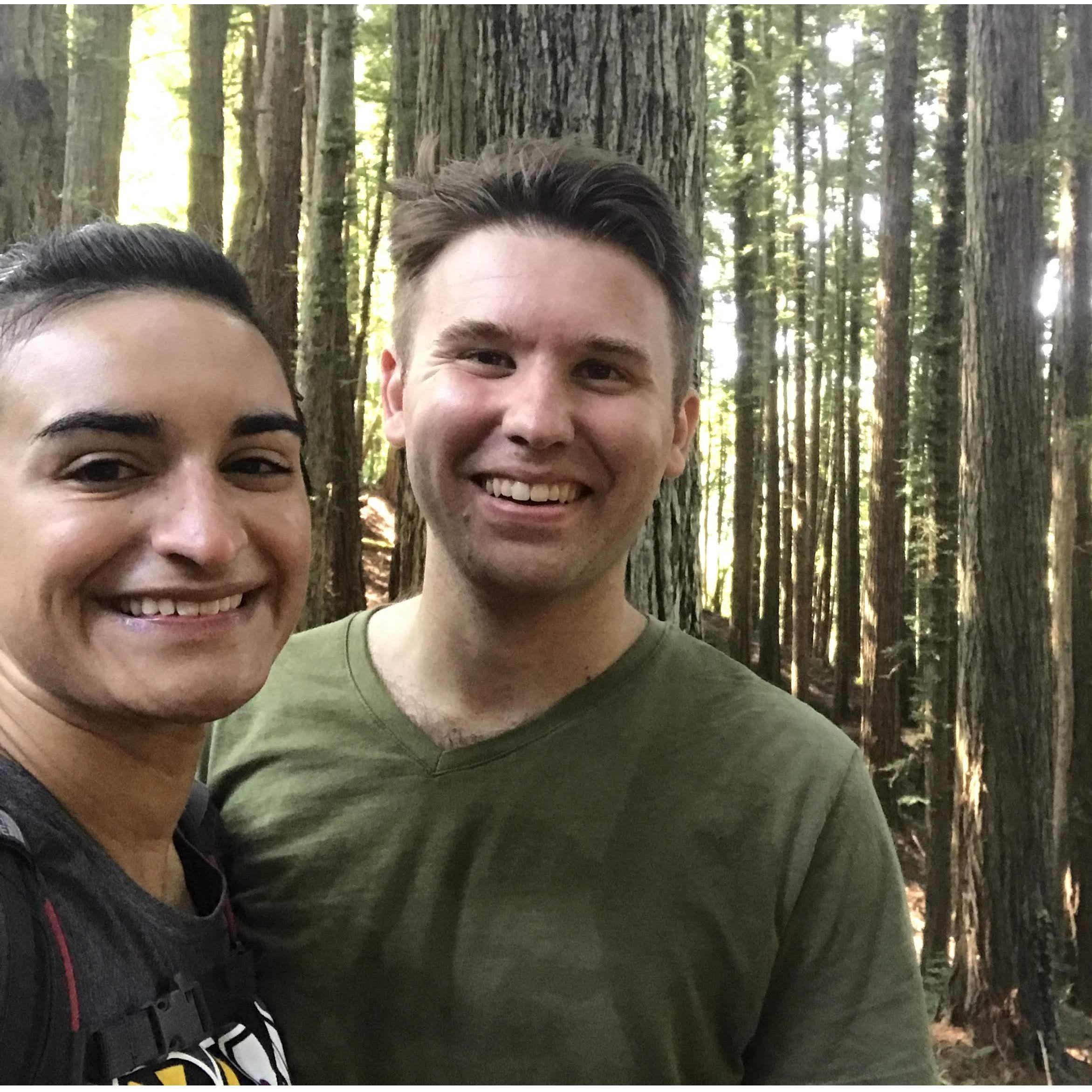 Hiking Muir Woods among the Redwoods August 2019