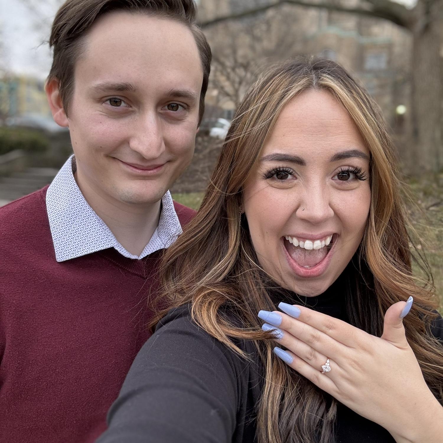 The day we got engaged ❤️