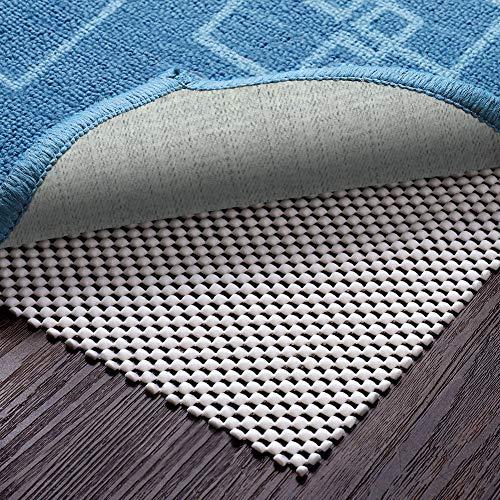  Aurrako Non Slip Rug Pads 8x10 Ft Extra Thick Rug Pad Gripper  for Area Rugs,Carpeted Vinyl Tile and Any Hard Surface Floors Under Area  Rugs,Runner Anti Slip Non Skid Carpet Mat (