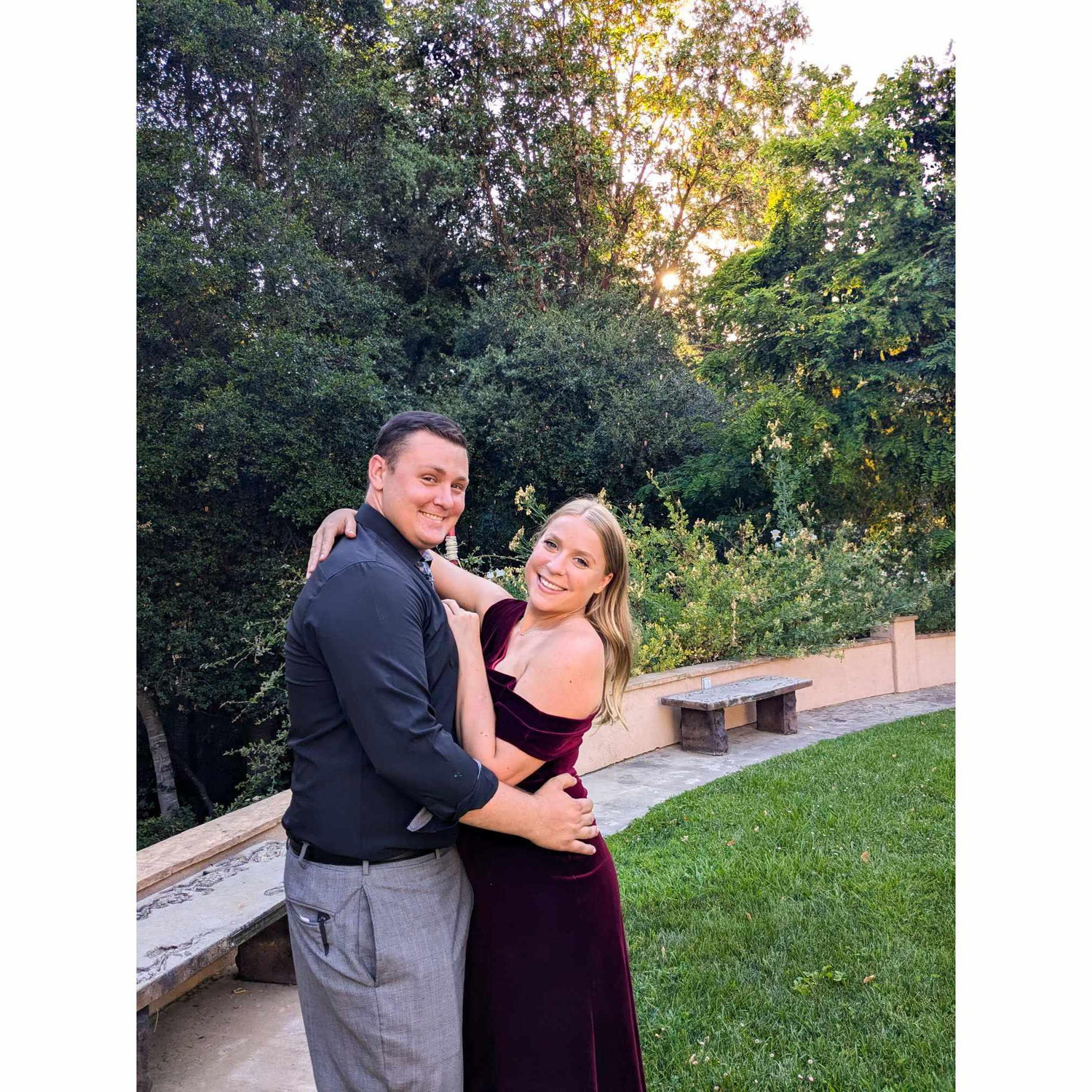 Blessed to have a "plus one". This was Kelsey's sister's wedding.