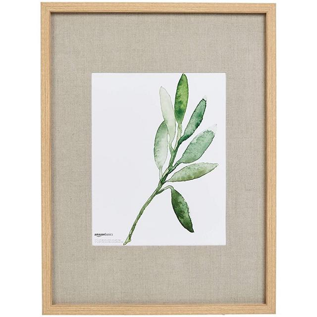 Amazon Basics Gallery Wall Frame - 17" x 23" Frame For 11" x 14" Photo Display, Natural