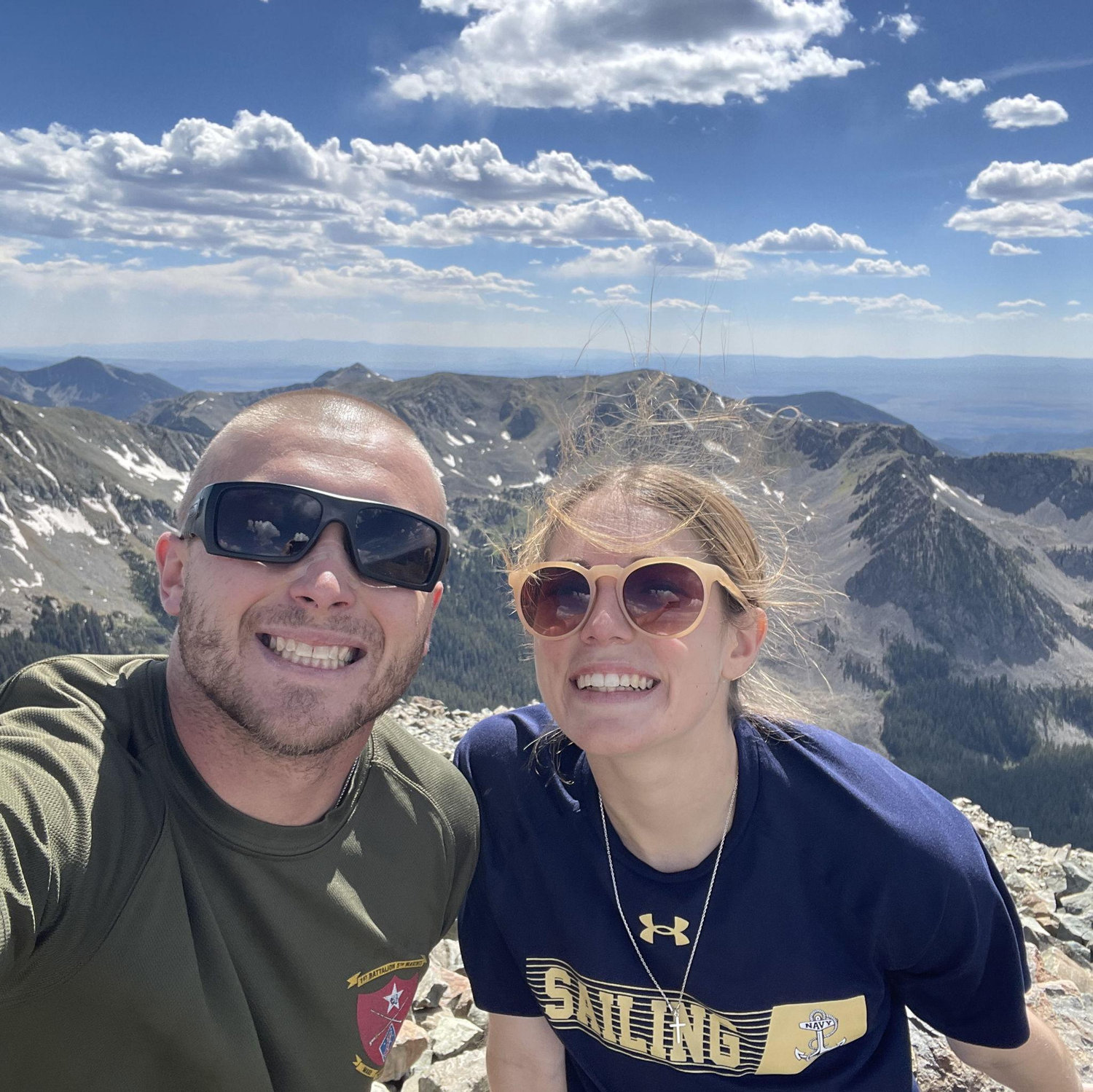 Us after we hiked the highest mountain in New Mexico!